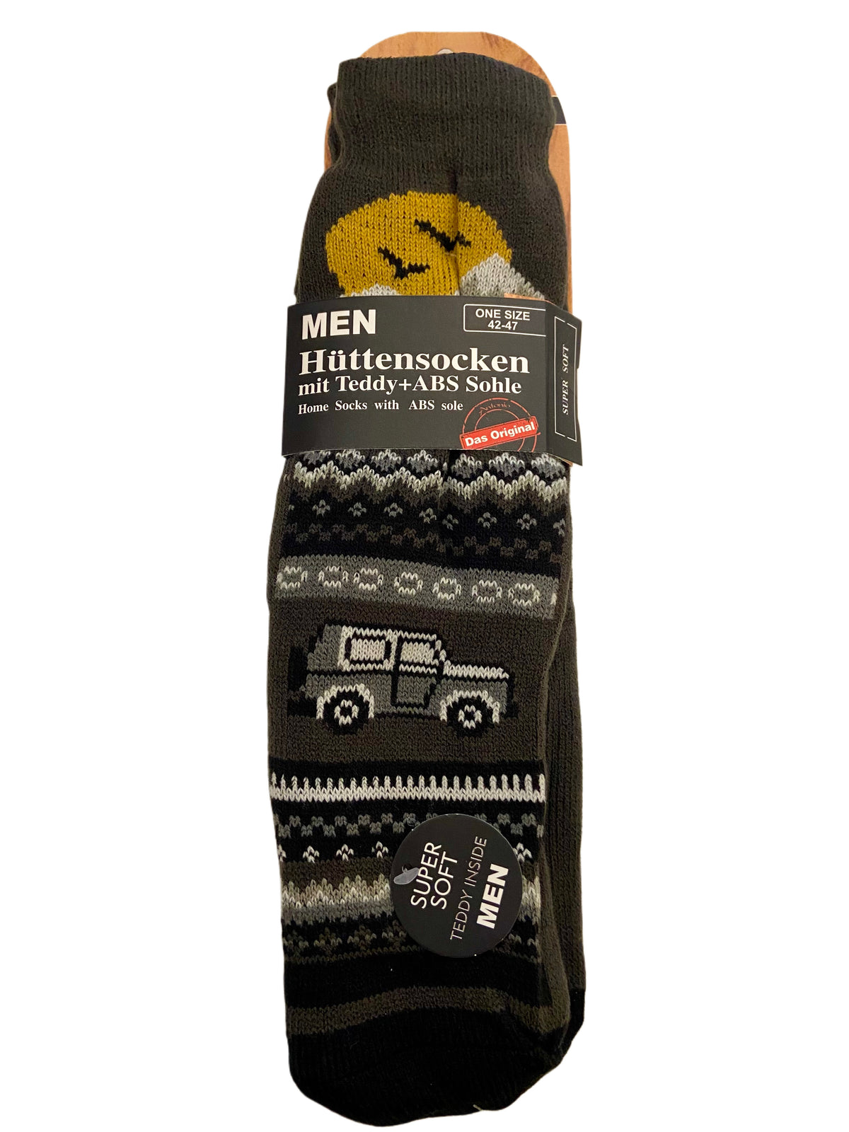 Hüttensocken Wildnis, mit ABS, ONE SIZE Herren