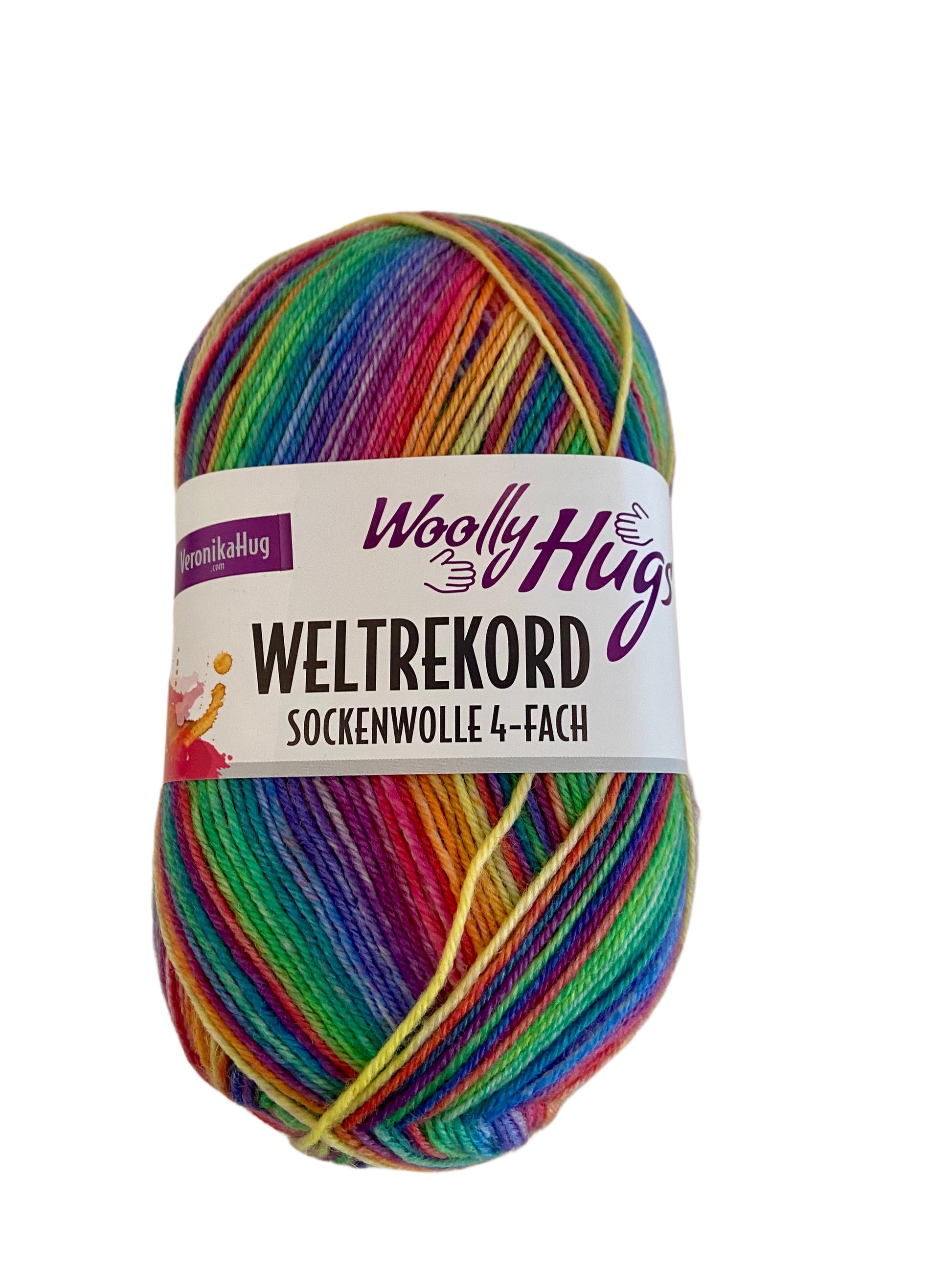 Woolly Hugs Weltrekord Sockenwolle, 4-fach, (7,50€ / 100g)