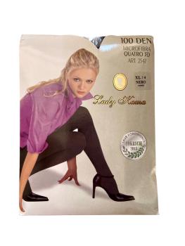 Blickdichte Strumpfhose, Schwarz, 100 DEN