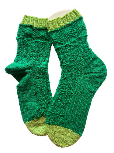 Handgestrickte Socken, Gr. 39/40