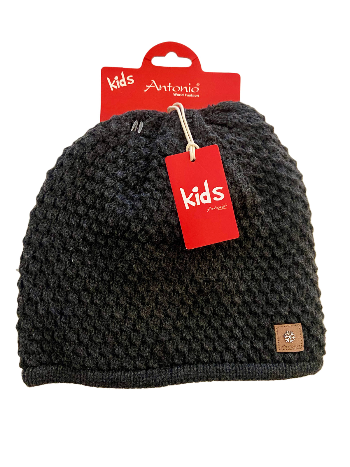 Winter Kinder Mütze, gestrickt, ohne Bommel