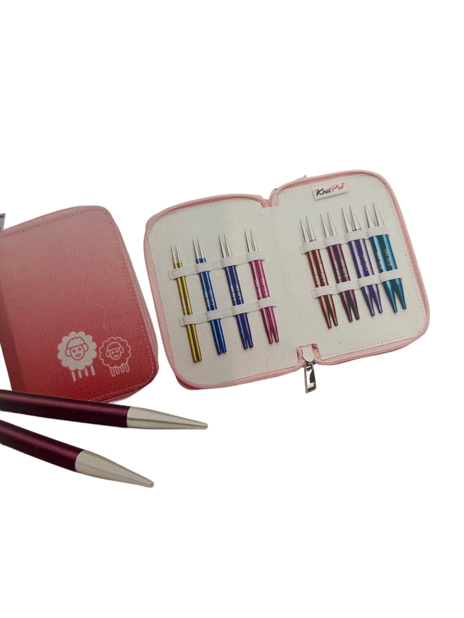 KnitPro Zing Deluxe Special austauschbare Rundstricknadeln 10cm - ZING Alu 3,5 - 8,0 mm