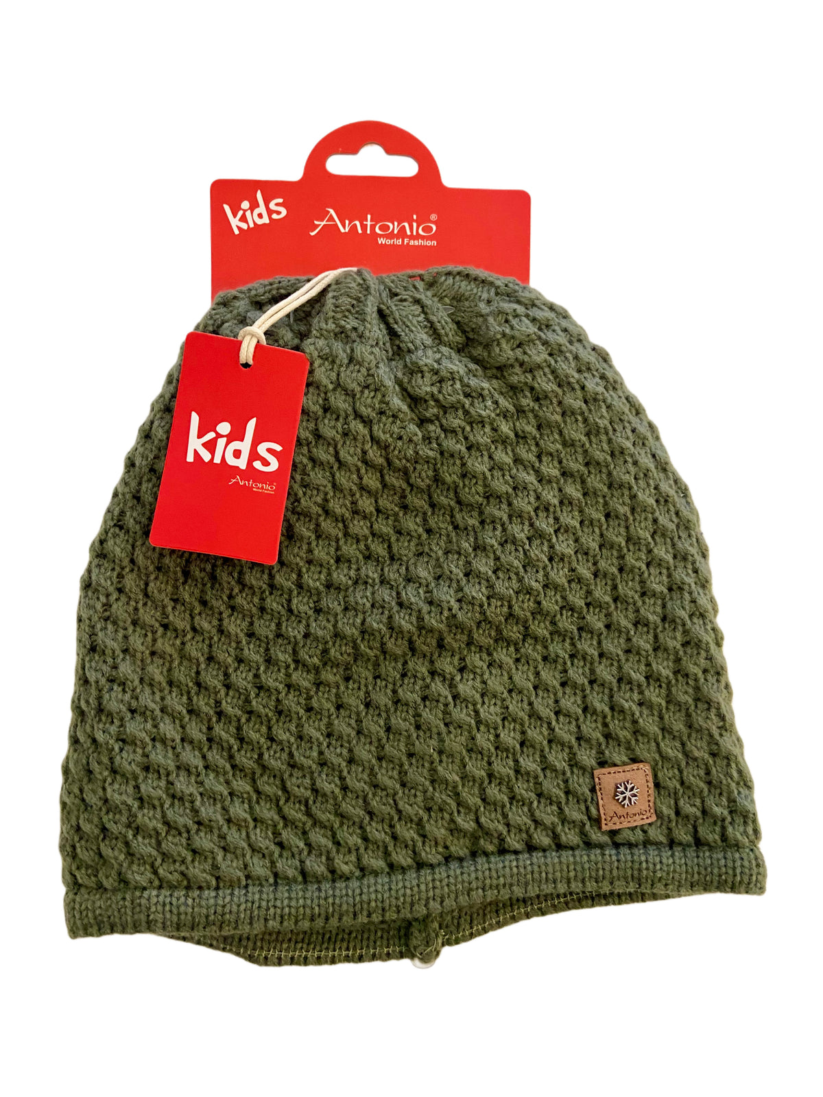 Winter Kinder Mütze, gestrickt, ohne Bommel