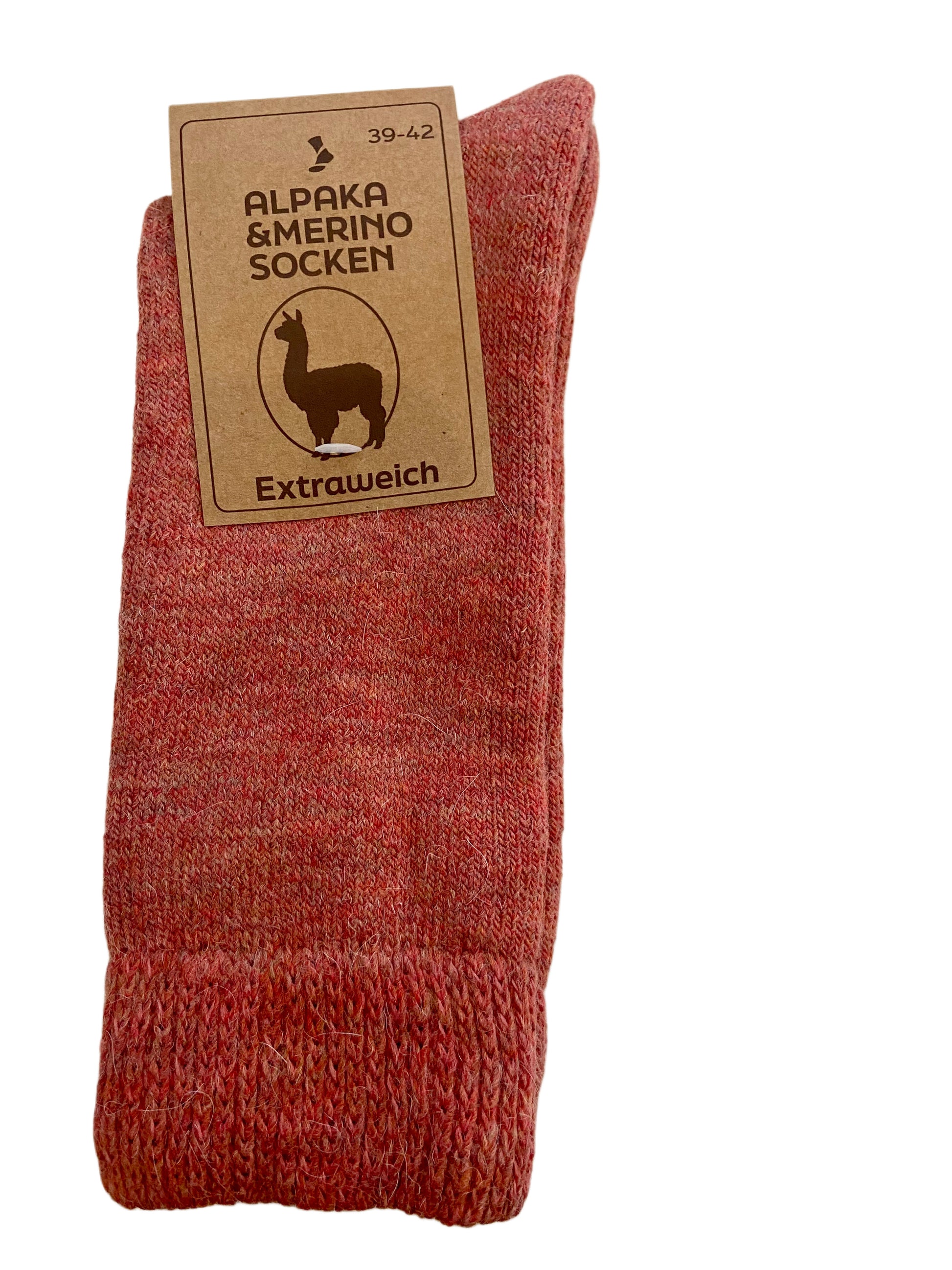Damensocke Alpaka / Merino