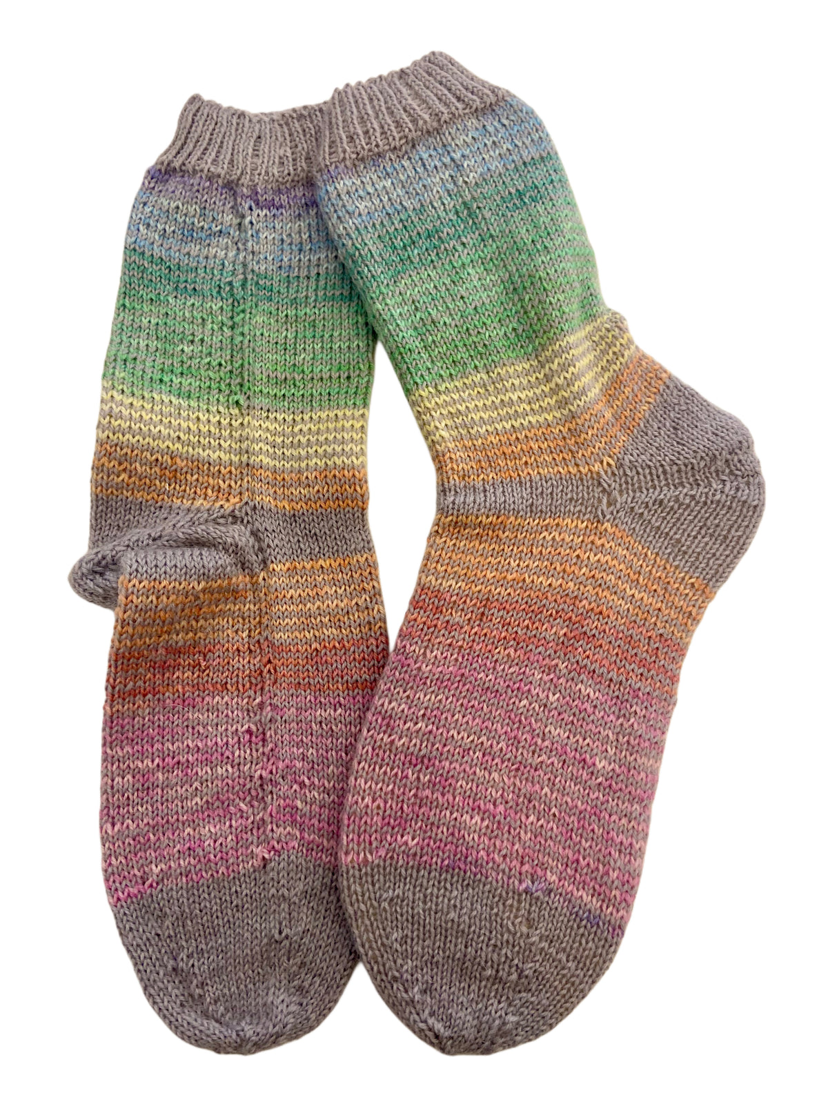 Handgestrickte Socken, Gr 36/37