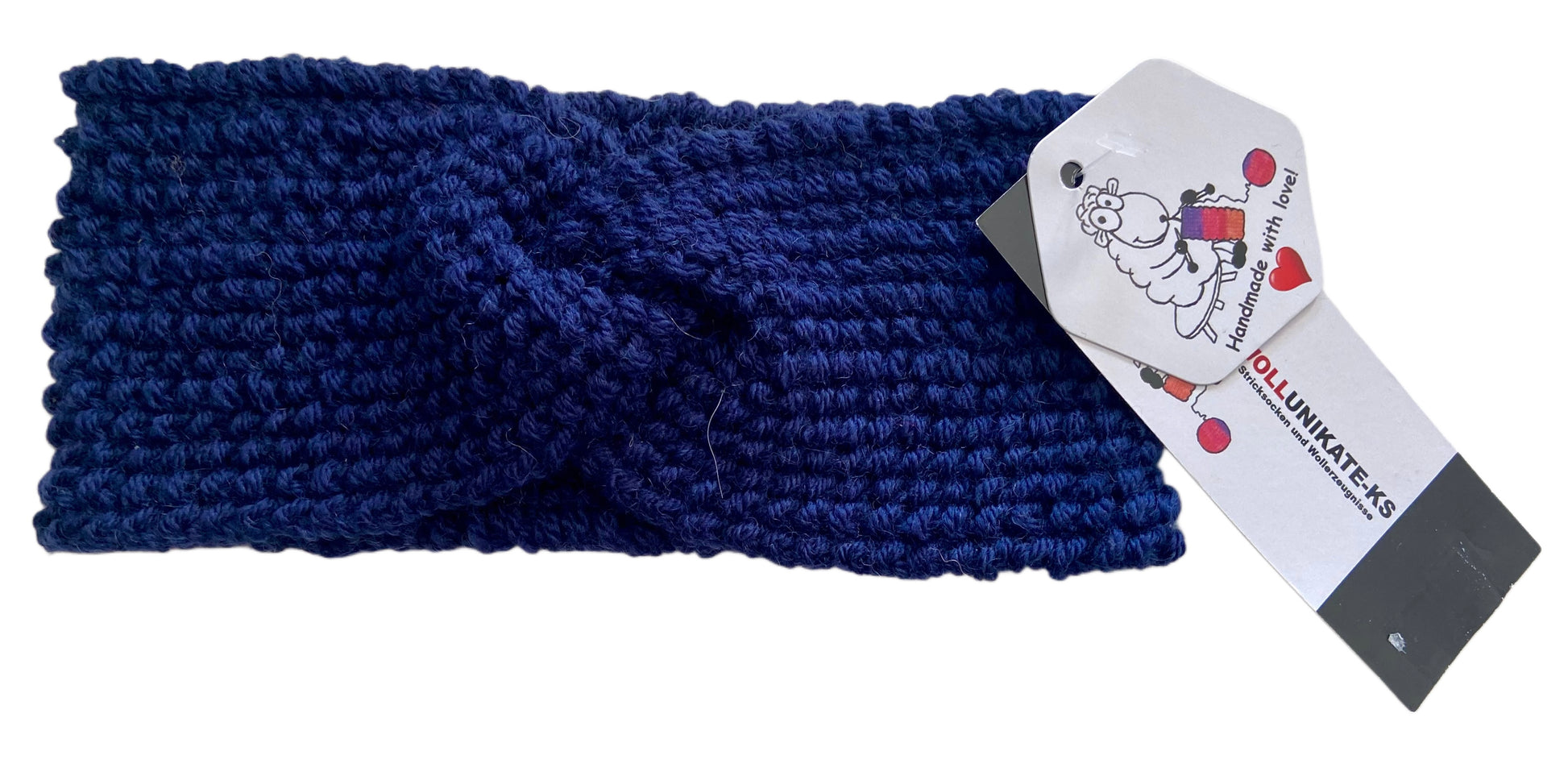 Stirnband mit Twist für Kinder, gestrickt, HANDARBEIT