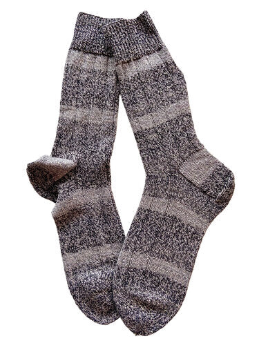 Handgestrickte Socken, Gr. 48/49