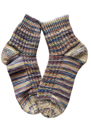 Handgestrickte Socken, Gr. 39/40