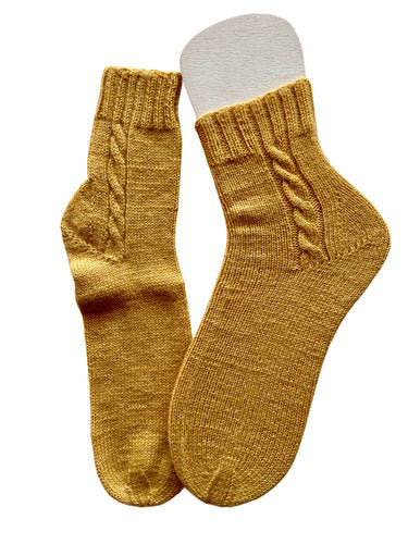 Handgestrickte Socken mit ALPAKA, Gr. 45/46