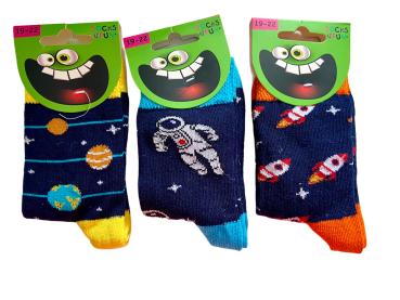 Kindersöckchen "Weltraum", Gr. 19-22
