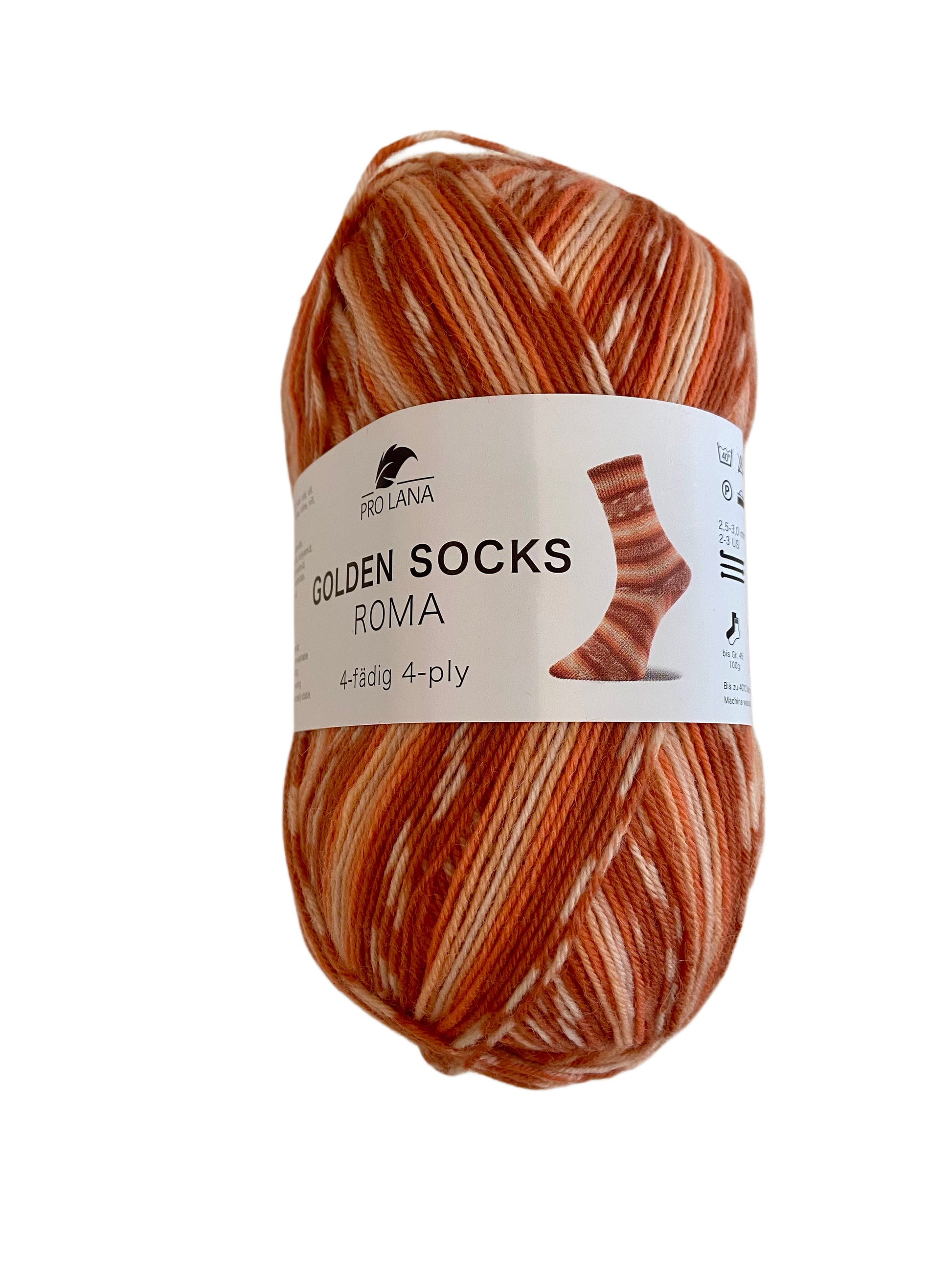 Pro Lana, Golden Socks ROMA, 4-fach, (6,95€ / 100g)