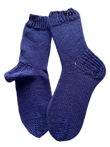 Handgestrickte Socken, Gr. 41/42