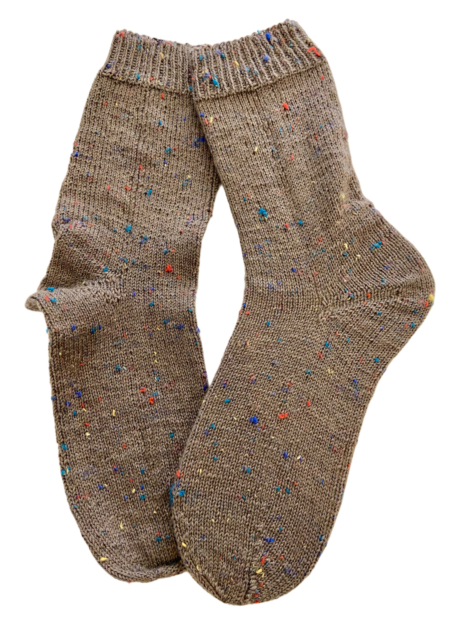 Handgestrickte Socken, Gr. 42/43