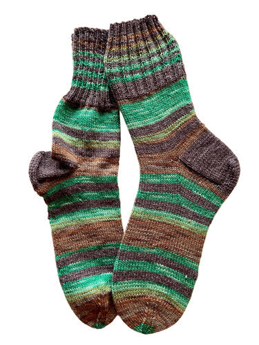 Handgestrickte Socken, Gr. 42/43