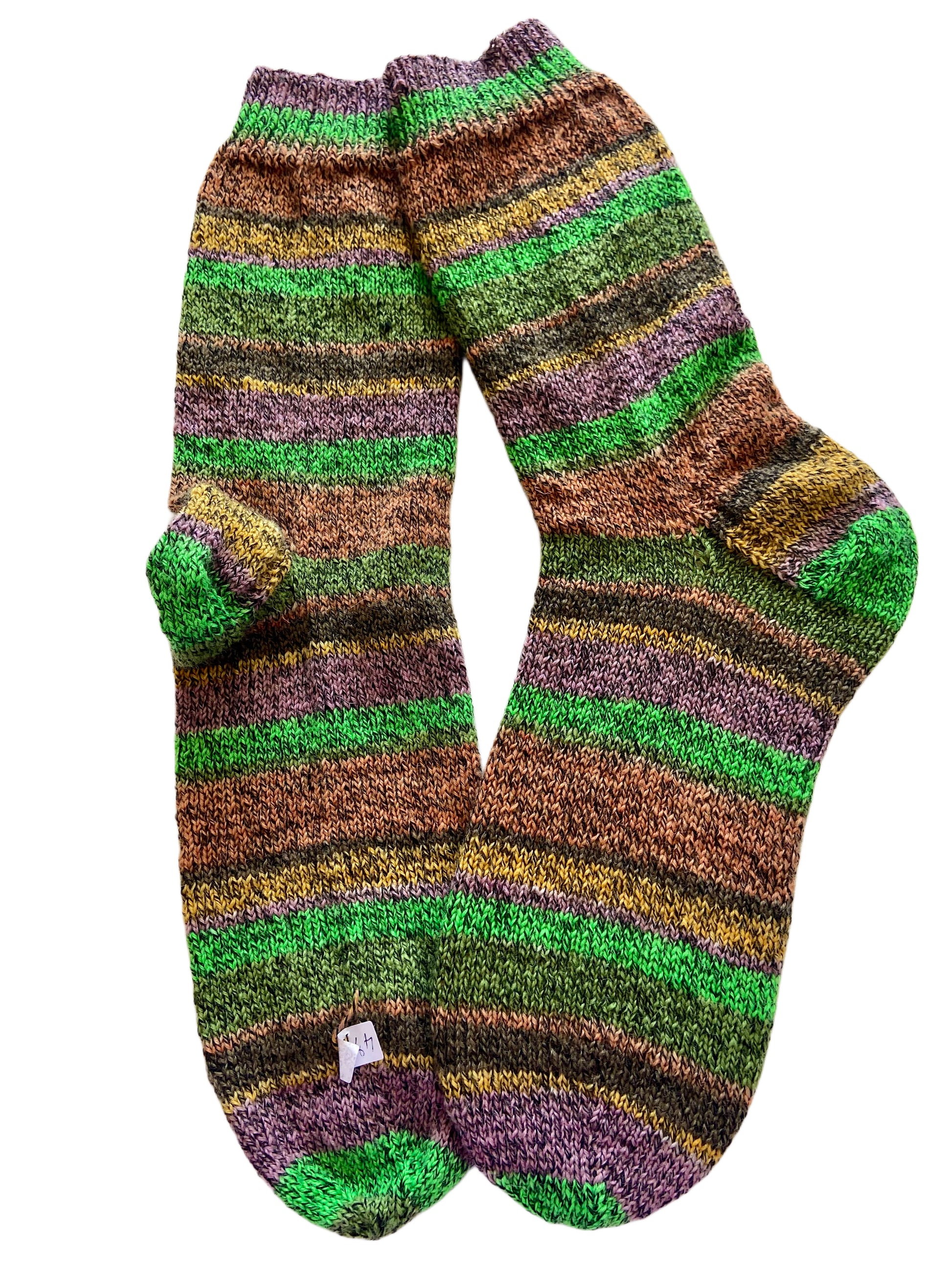 Handgestrickte Socken, Gr. 47/48