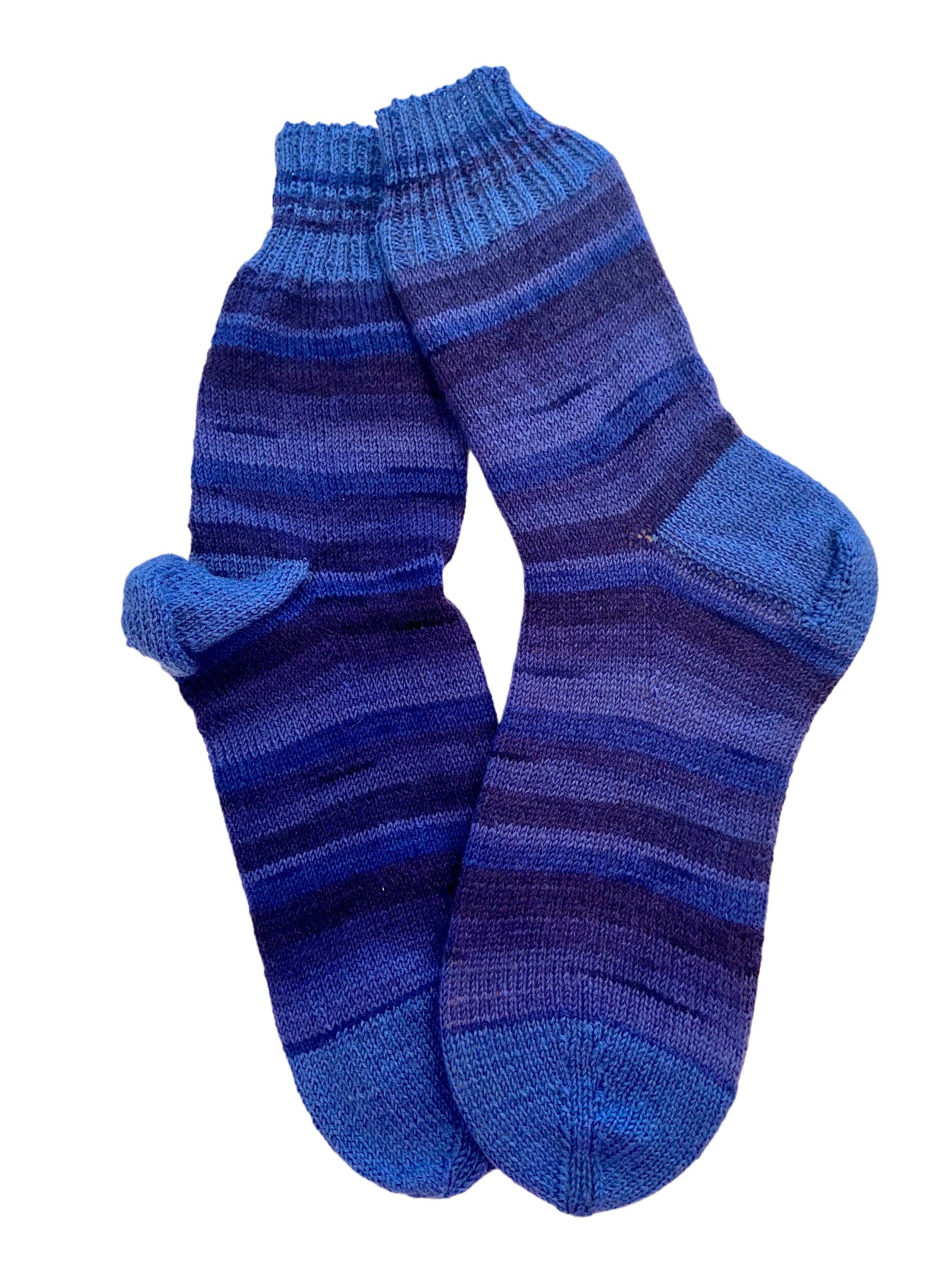 Handgestrickte Socken, Gr. 46/47