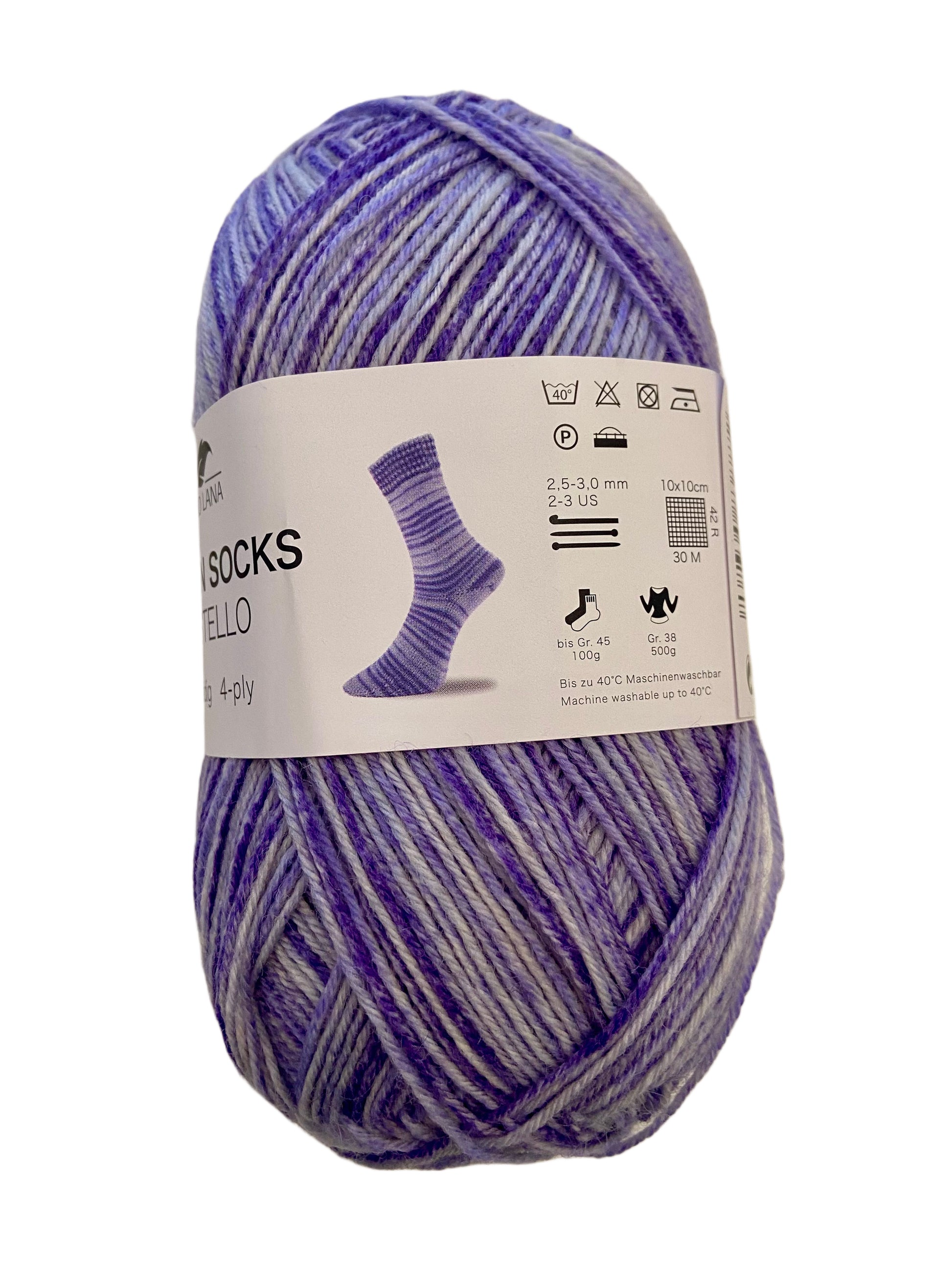 Pro Lana, Golden Socks PASTELLO, 4-fach, (6,95€ / 100g)