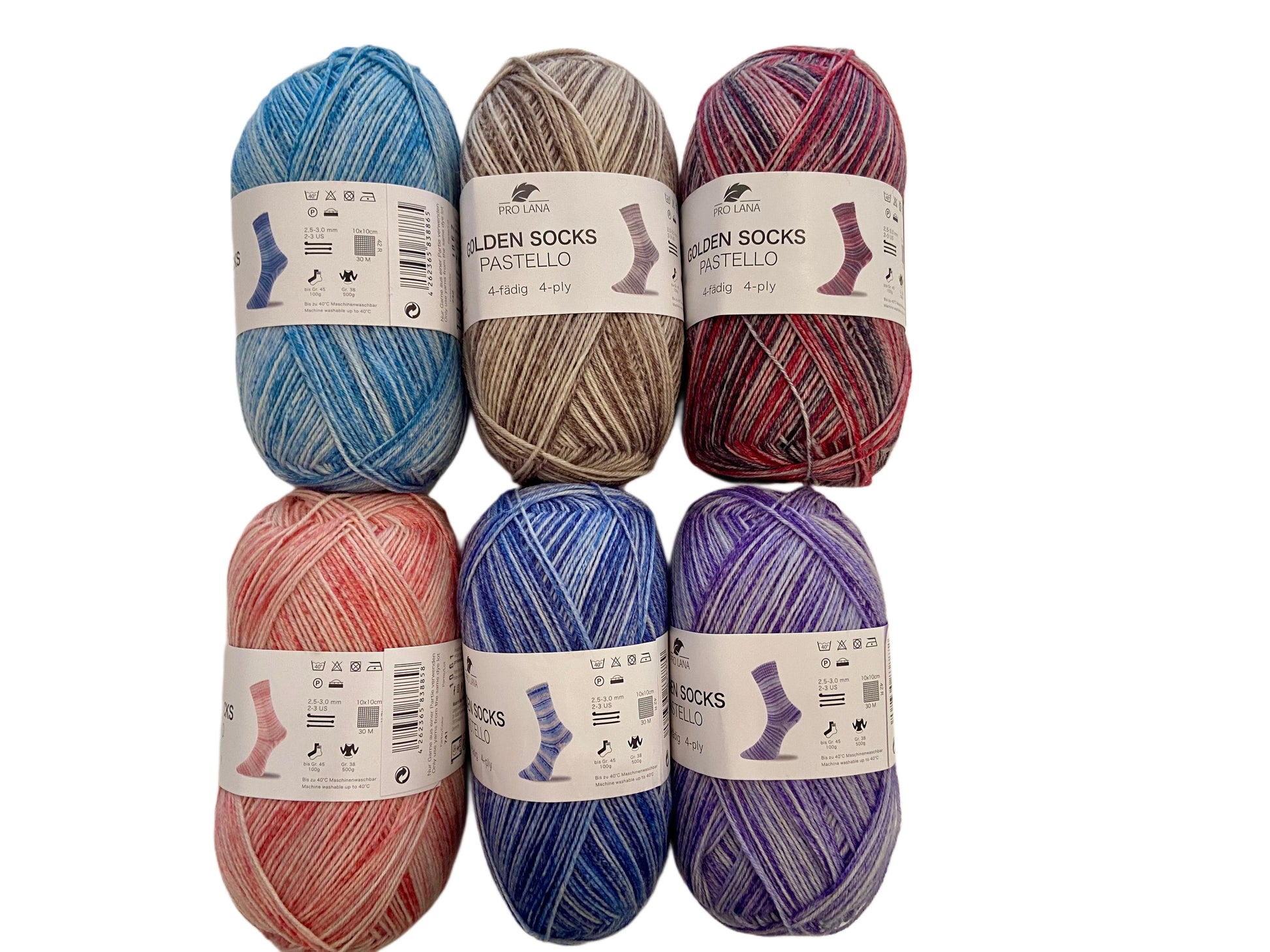 Pro Lana, Golden Socks PASTELLO, 4-fach, (6,95€ / 100g)