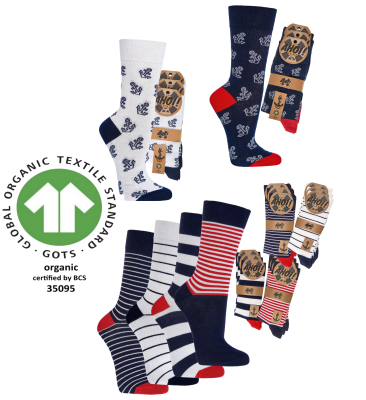 Bio Unisex Socken "Küstenliebe"