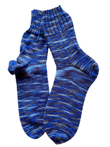 Handgestrickte Socken, Gr. 46/47
