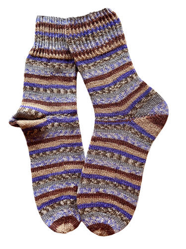 Handgestrickte Socken, Gr. 42/43