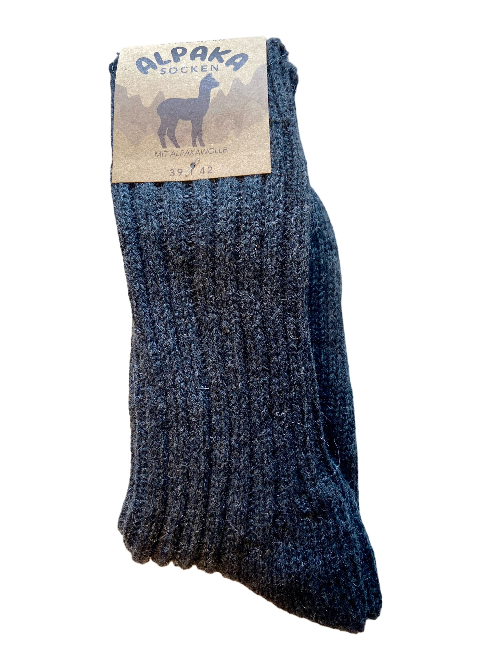 Socken mit Alpaka