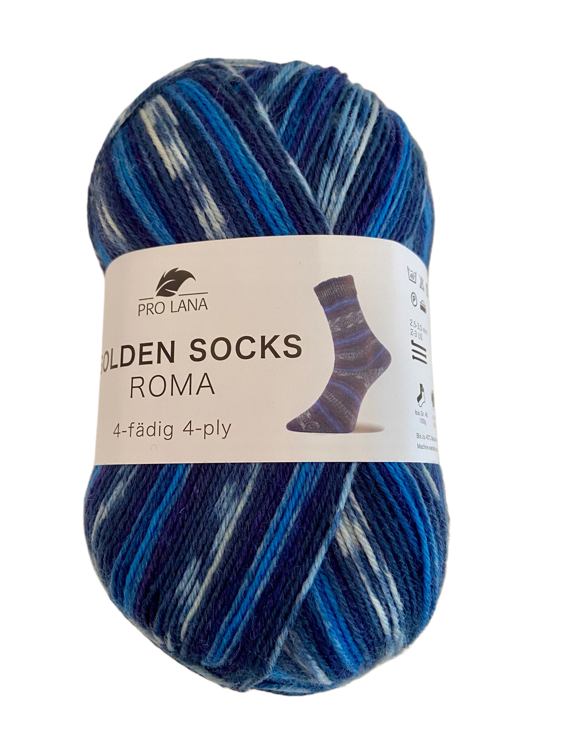 Pro Lana, Golden Socks ROMA, 4-fach, (6,95€ / 100g)