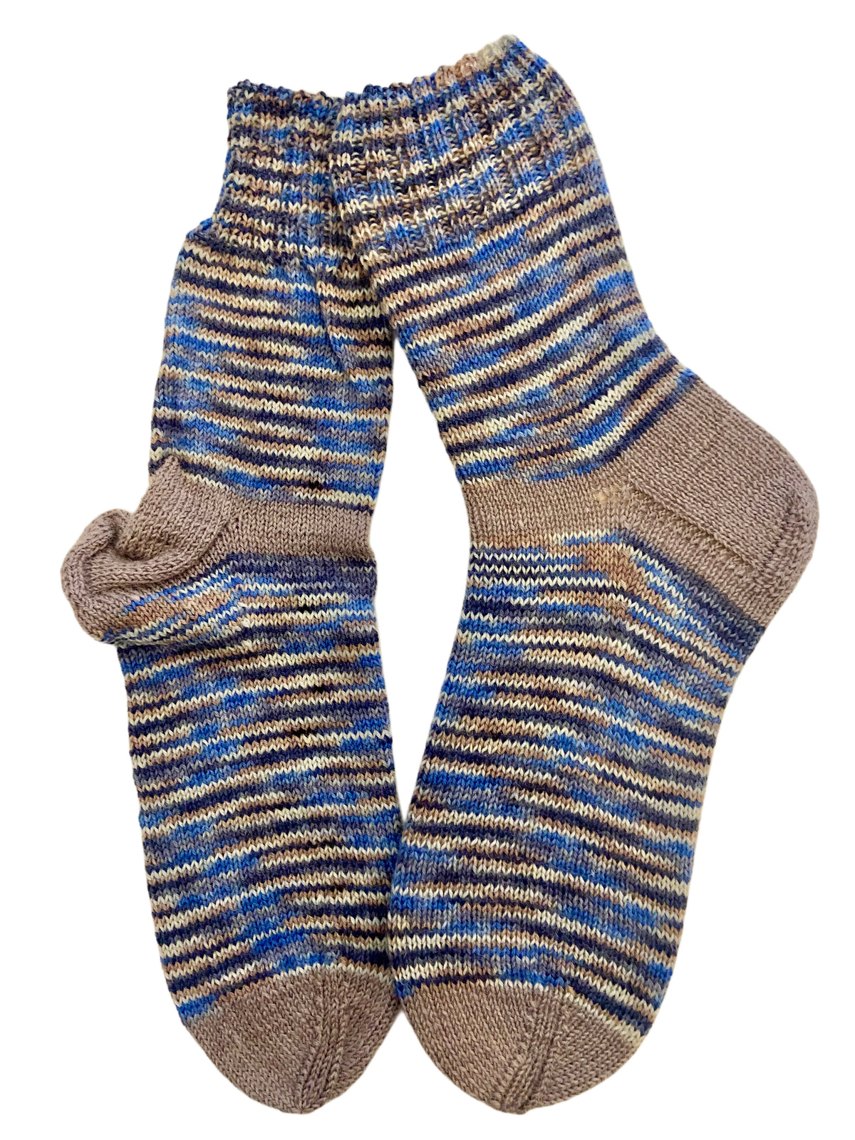Handgestrickte Socken, Gr. 42/43
