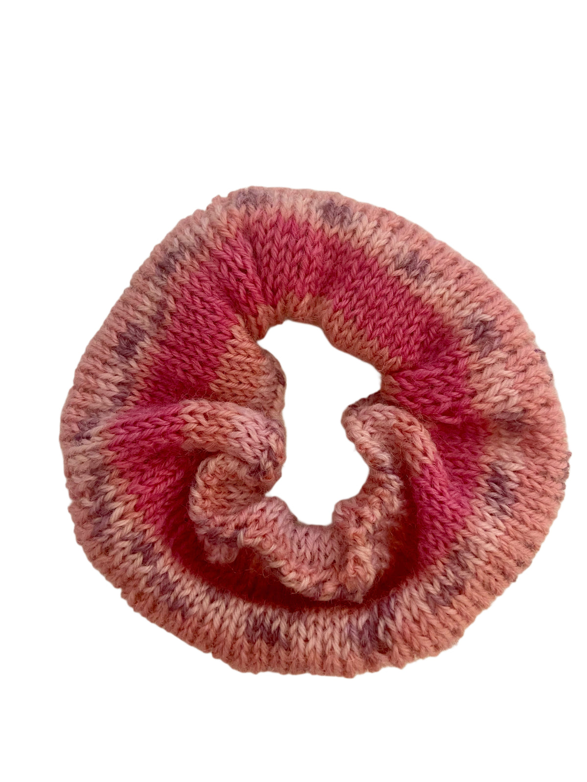 Haargummi, Scrunchie, gestrickt, HANDARBEIT