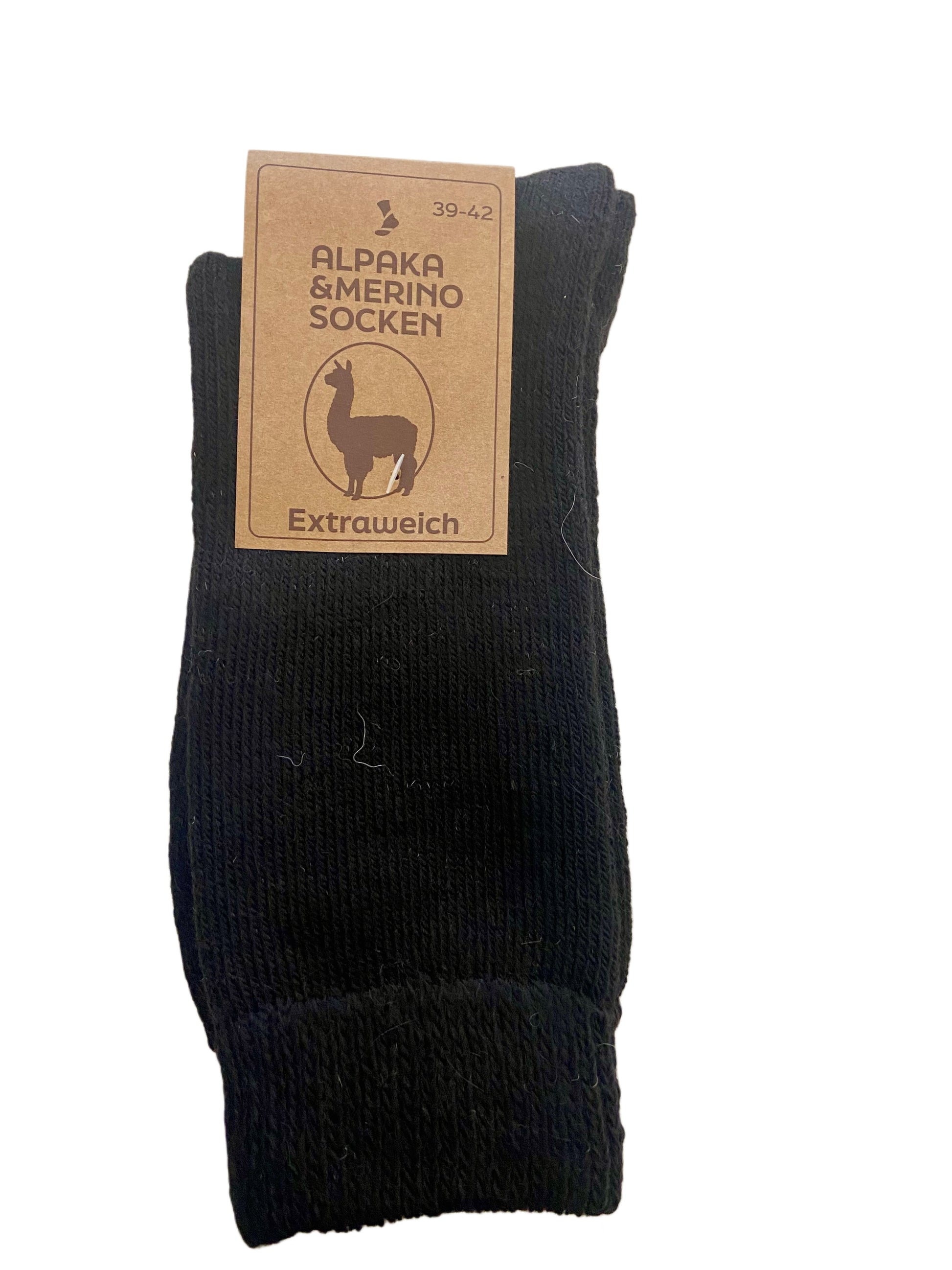Damensocke Alpaka / Merino