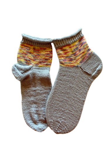 Handgestrickte Socken, Gr. 40/41