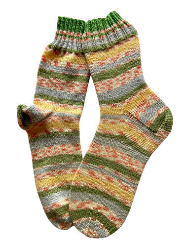 Handgestrickte Socken, Gr. 39/40