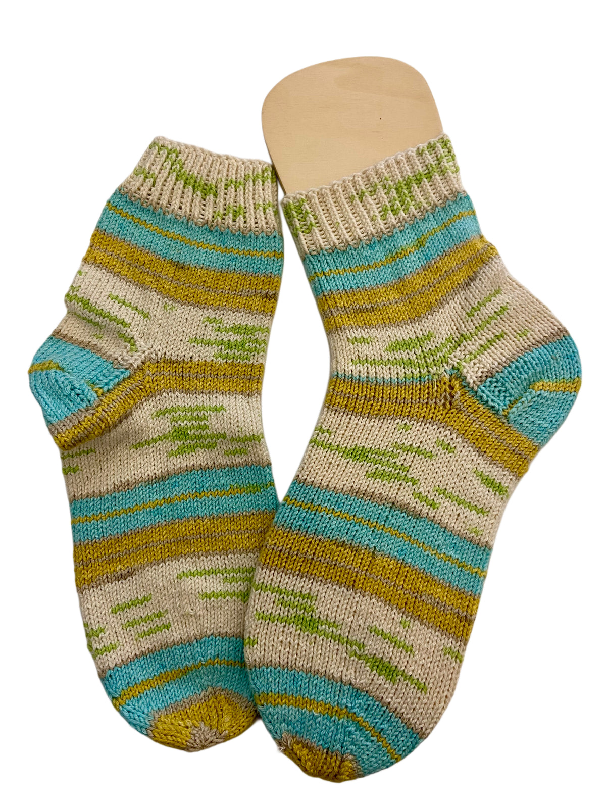 Handgestrickte Kurzsocke, Gr. 37/38