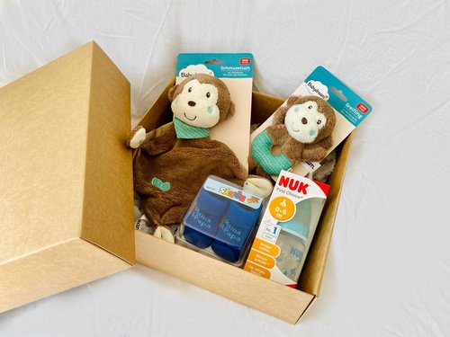 Geschenkbox "Baby-Affe"