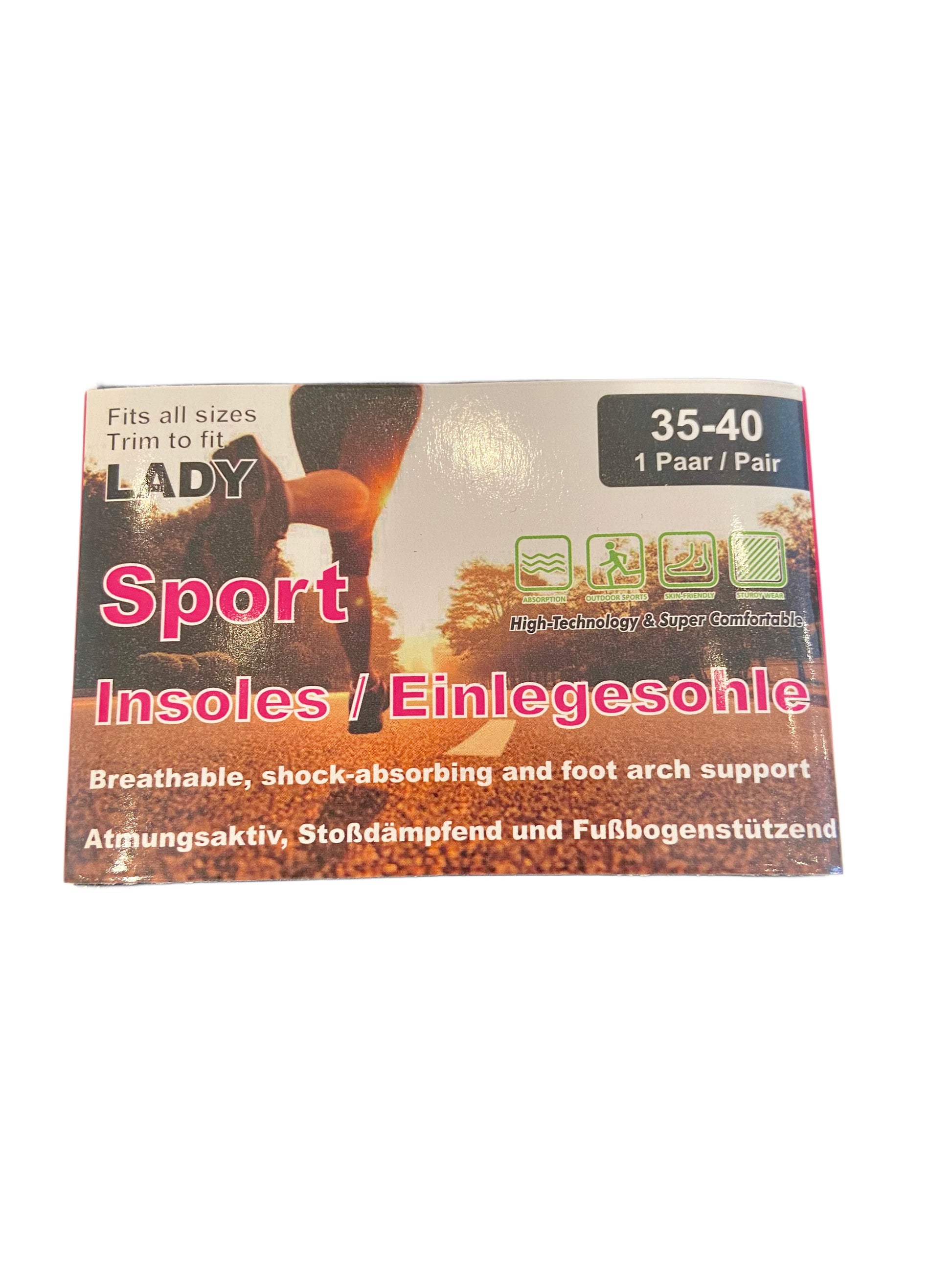 Einlegesohlen SPORT, Damen, Gr. 35-40