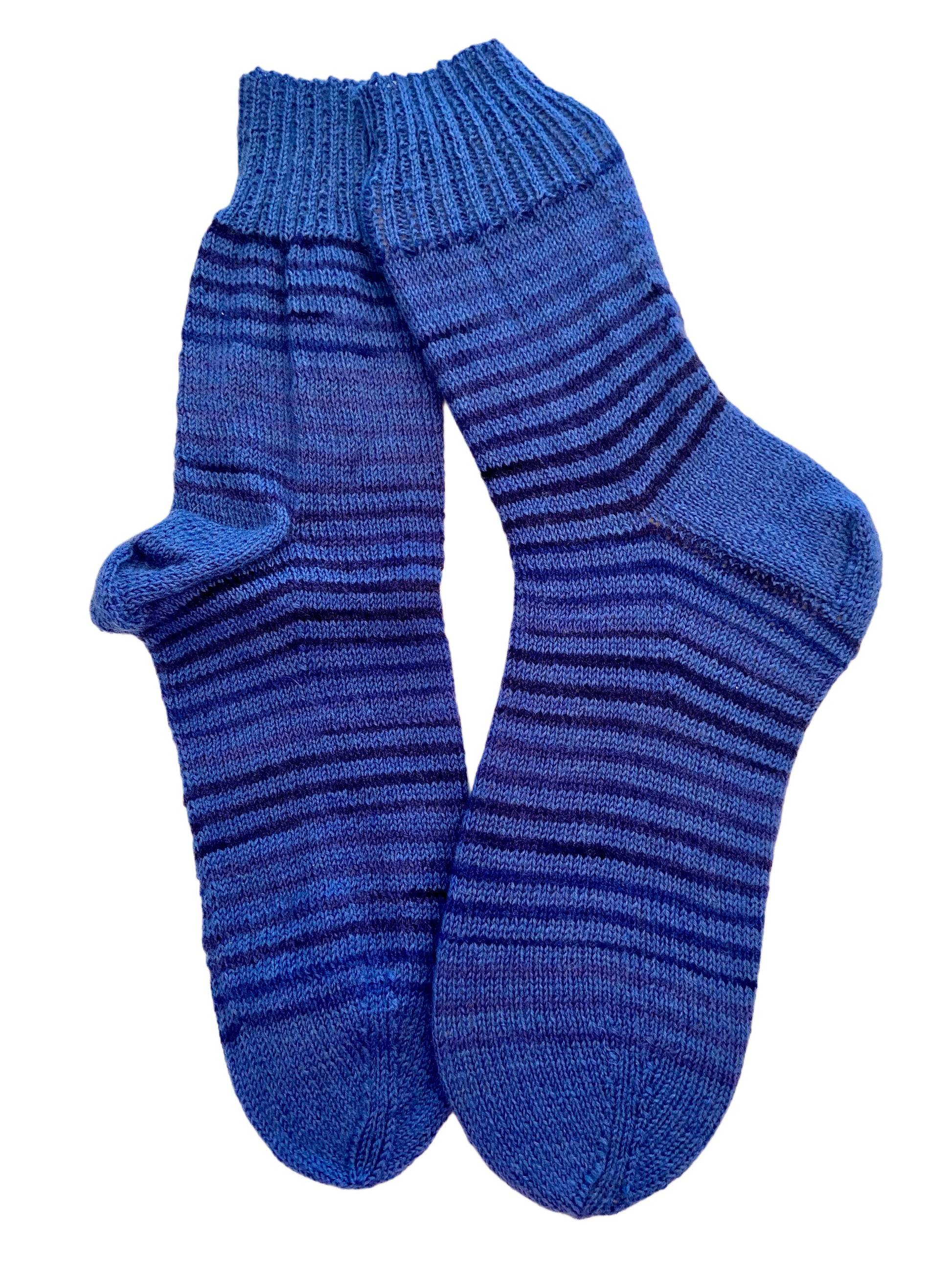 Handgestrickte Socken, Gr. 46/47
