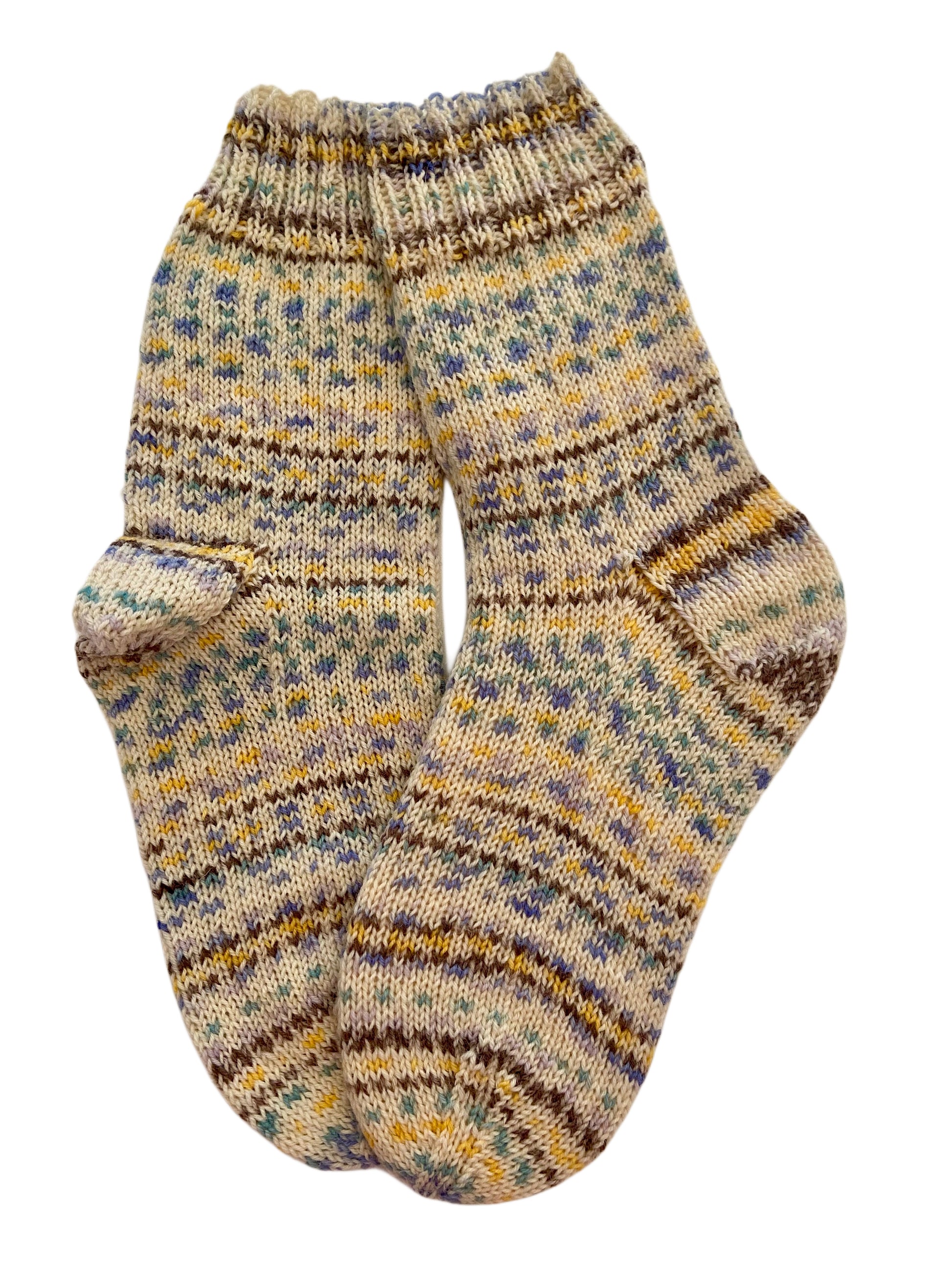Handgestrickte Socken, Gr. 40/41