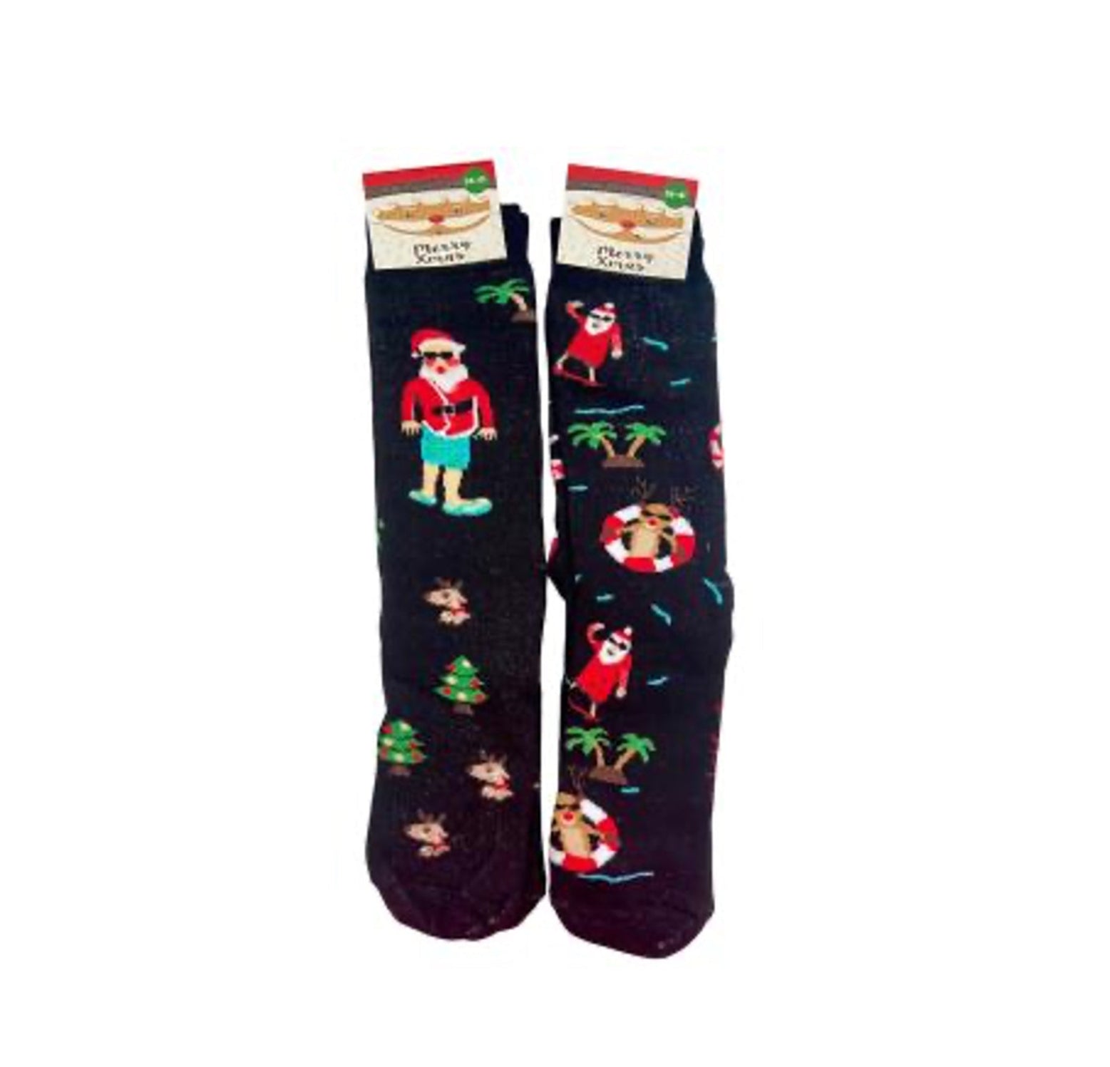 Unisex Homesocks "Schöne Bescherung", mit ABS-Druck