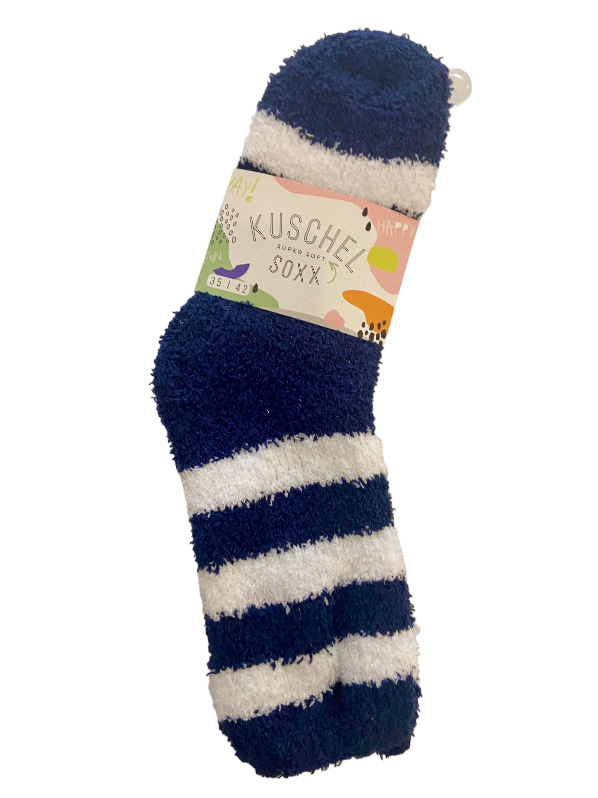 Kuschelsocke Ringel, 2er Pack