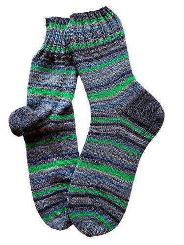 Handgestrickte Socken, Gr. 42/43