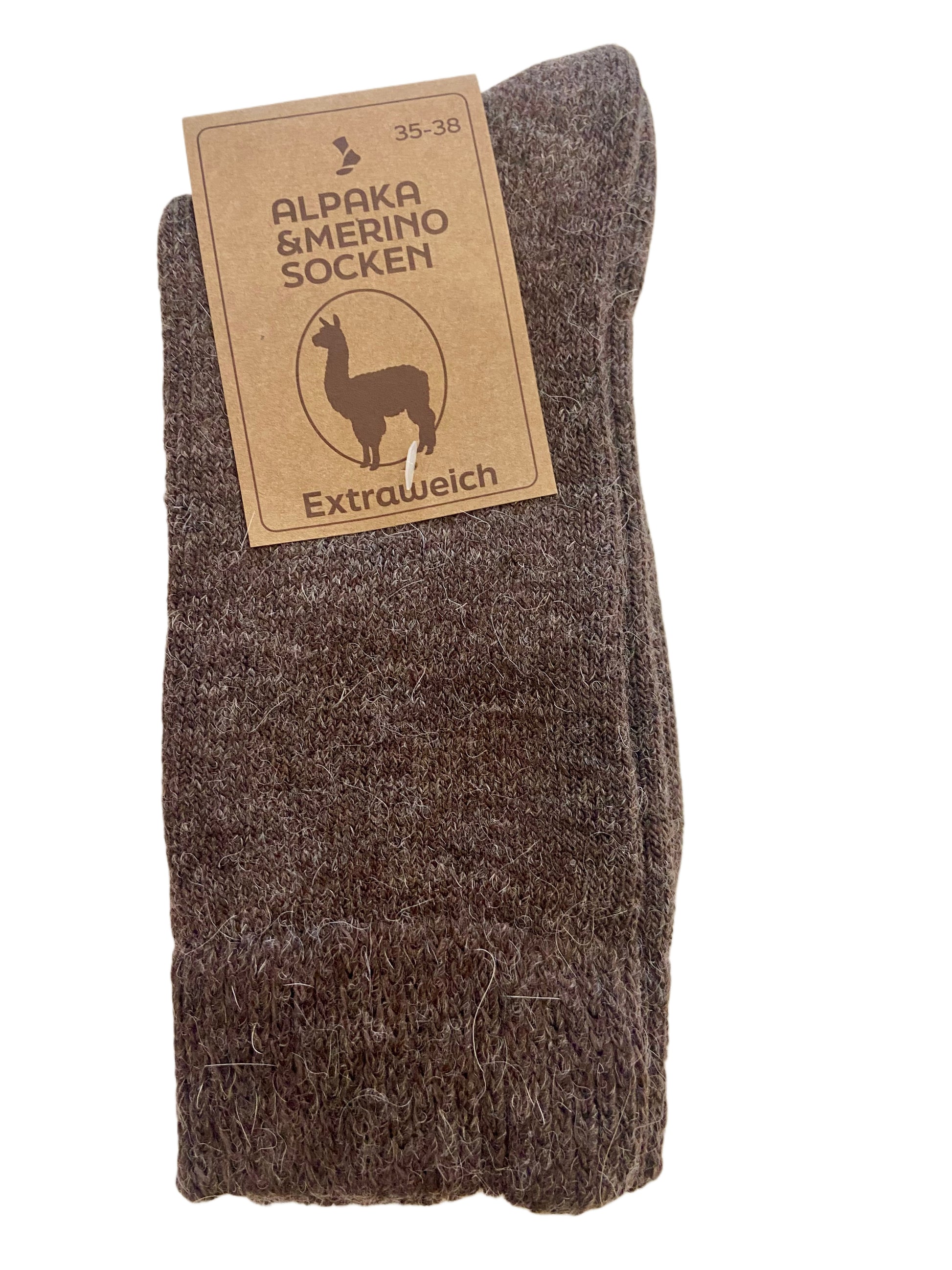 Damensocke Alpaka / Merino