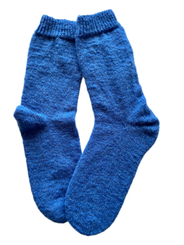 Handgestrickte Socken mit ALPAKA, Gr. 46/47