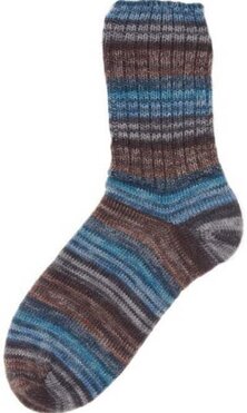 Stricksocken "Wie von Oma gestrickt", Gr. 44/45
