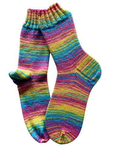 Handgestrickte Socken, Gr. 40/41