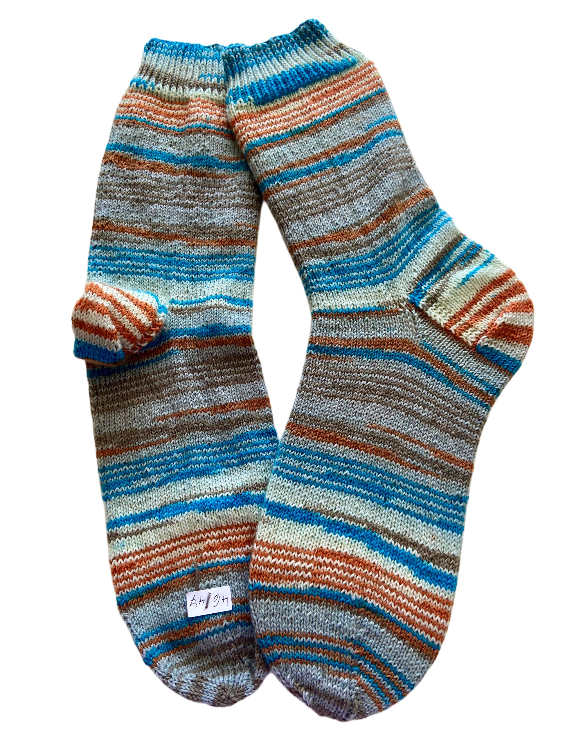 Handgestrickte Socken, Gr. 46/47