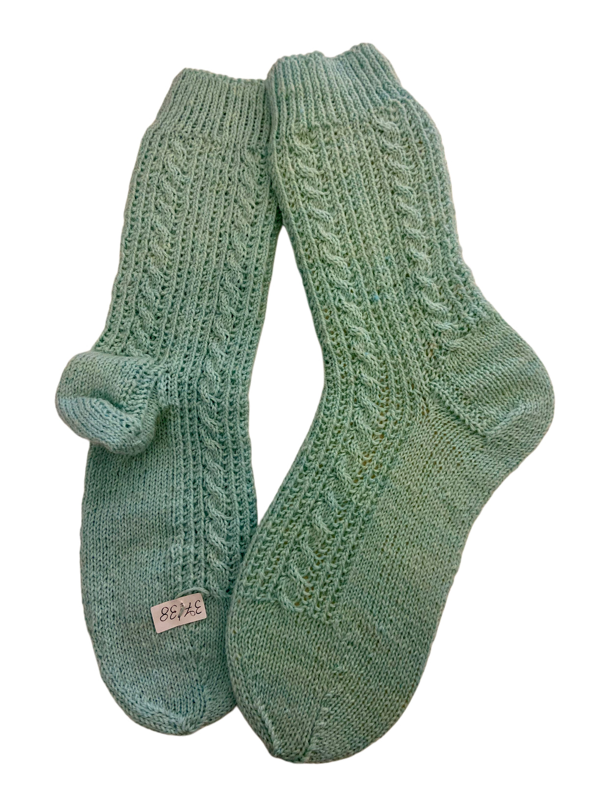Handgestrickte Socken, Gr. 37/38