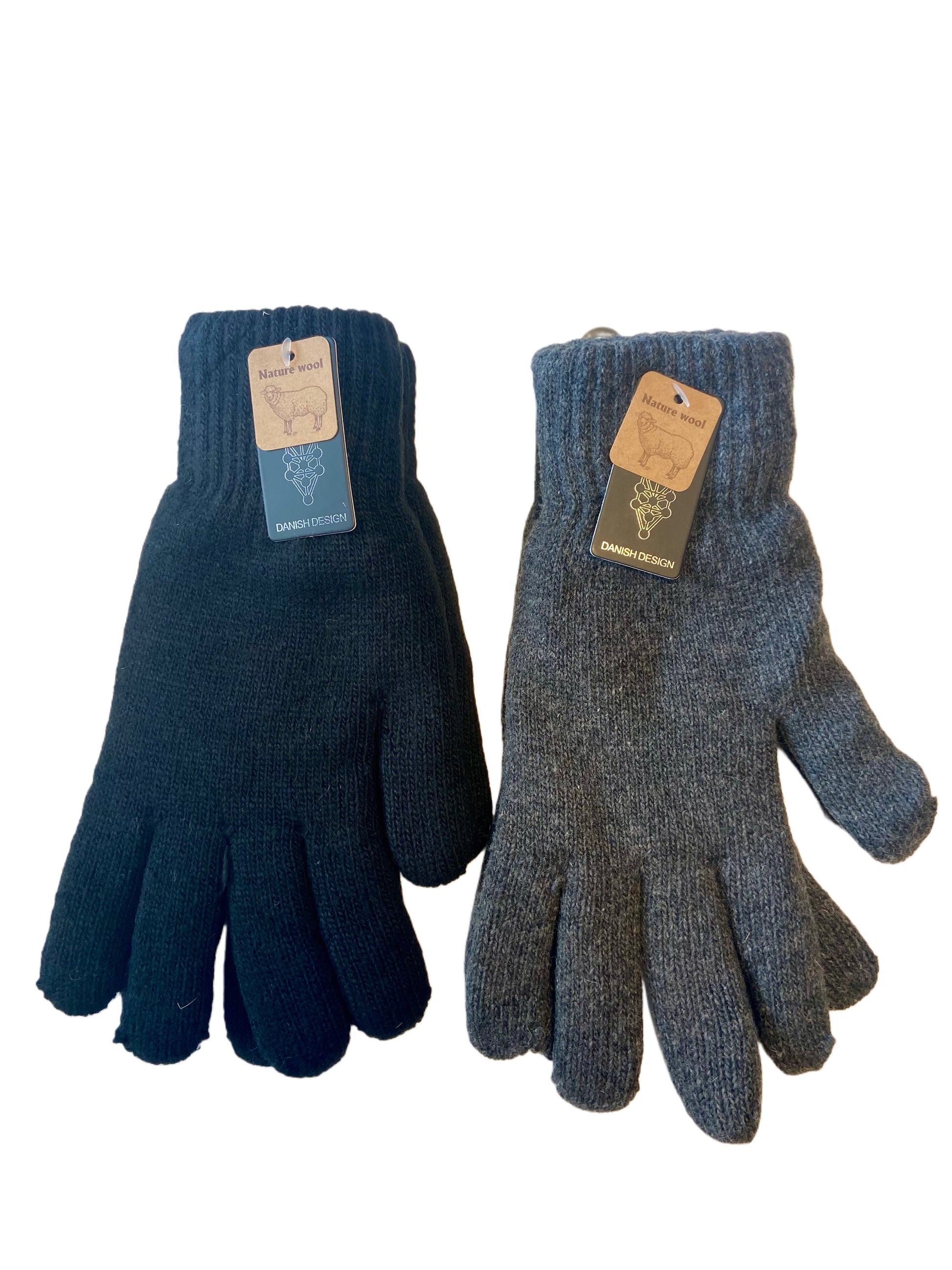 Dicke gestrickte Fingerhandschuhe aus Dänemark