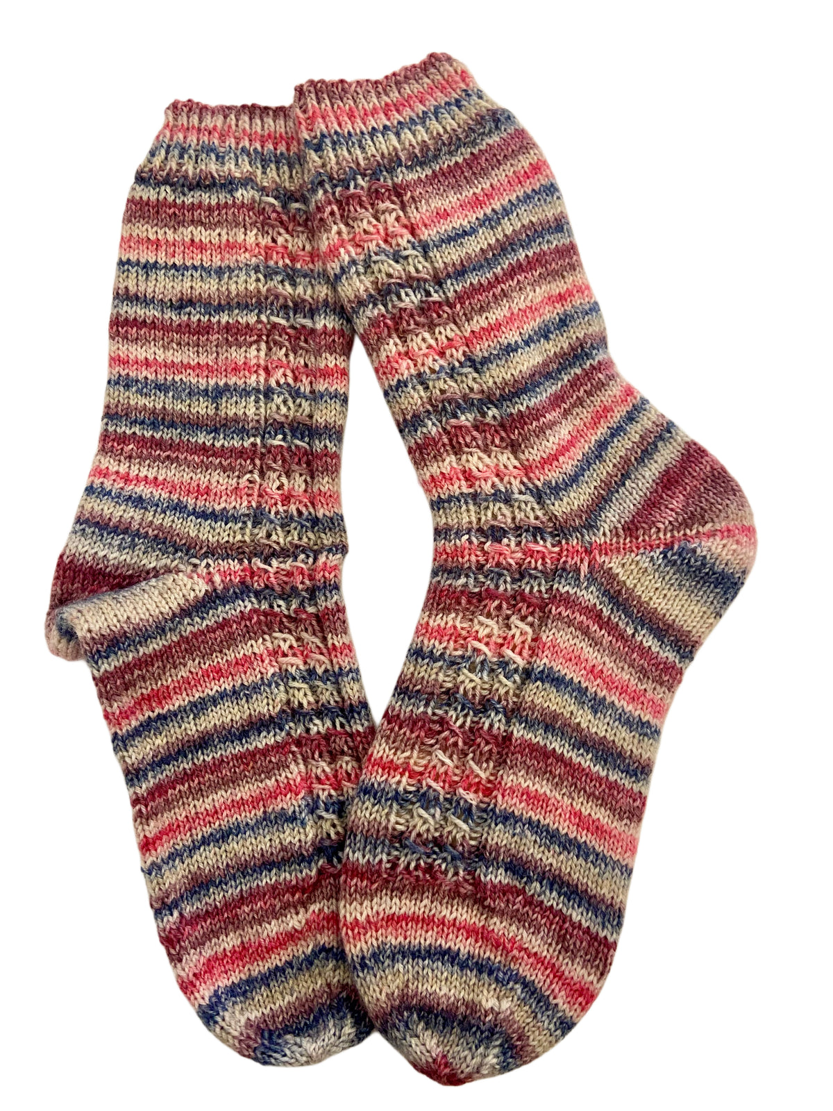 Handgestrickte Socken, Gr. 37/38