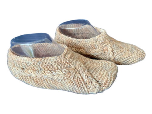 Hausschuhe, Puschen, Sofaschuhe, Bettschuhe, Handarbeit, Gr. 37/38