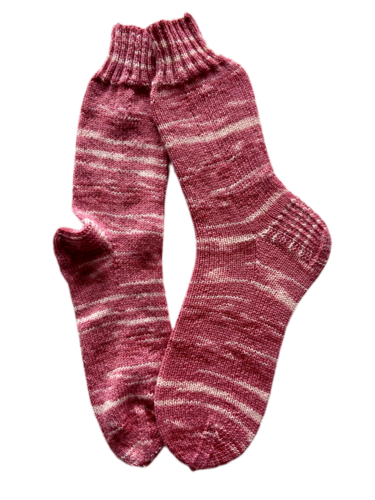 Handgestrickte Socken, Gr. 42/43